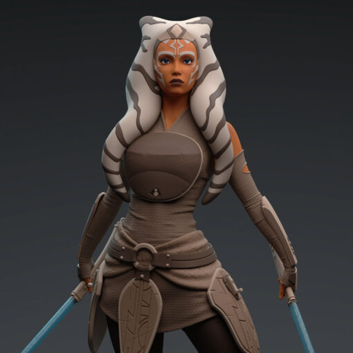 ahsoka tano + schiavo nsfw capace modello stl casa film stella guerre 3D print model - Mito3D