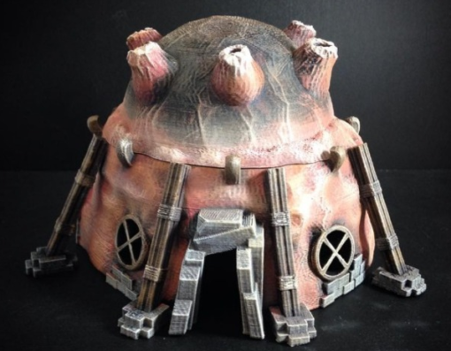 alien house ing model stl home 3d print 3D print model - Mito3D