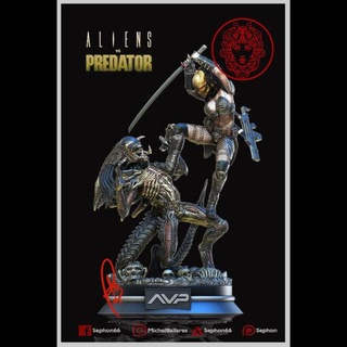 alien vs predator machiko able model stl home movies 3d print model - Mito3D