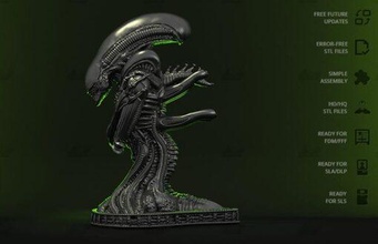 extraterrestre 3d print model - Mito3D