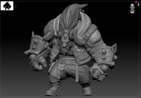 alistar lol model obj 3d print 3d print model - Mito3D