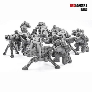 alfa tropas pesado apoyo equipo imperial fuerza redmakers hogar casa miniaturas 3d print model - Mito3D