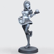android 18 sexy maid able model stl home anime dragon ball 3d print model - Mito3D