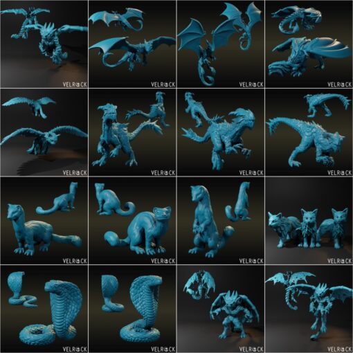 animal coleção 3D print model - Mito3D