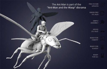karınca adam ing model stl ev 3d yazdır 3d print model - Mito3D
