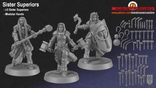 april 2020 fantasy monstrous encounters miniatures 3d print model - Mito3D