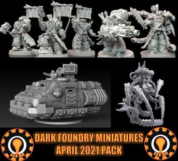 abril 2021 oscuro fundición miniaturas 3d print model - Mito3D