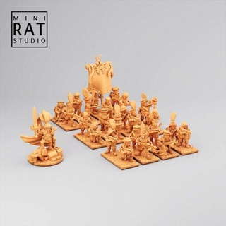 avril 2021 mini rat studio Accueil maison miniatures 3d print model - Mito3D