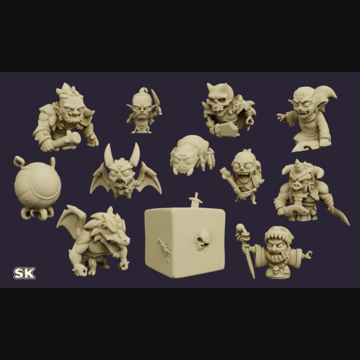 april 2021 stone king home miniatures 3D print model - Mito3D