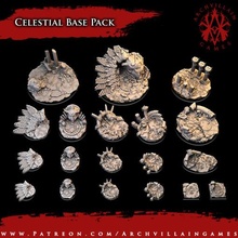 archvillain games celestial base pack 3d print model - Mito3D