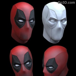 zırhlı Deadpool maske hünerli model stl ev 3d Yazdır 3d print model - Mito3D