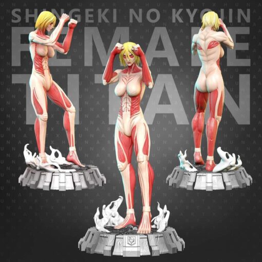 attack titan female 3D print model - Mito3D