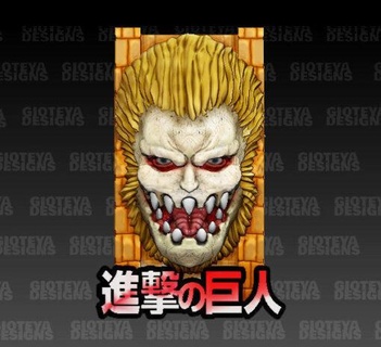 Attacke Titan Kiefer Köpfe ing Modell stl Anime 3d print model - Mito3D