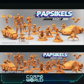 août 2020 papsikels miniatures 3d print model - Mito3D