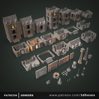 août 2021 3dhexes Accueil maison miniatures 3d print model - Mito3D