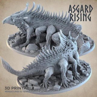 August 2021 asgard steigend Miniaturen 3d print model - Mito3D