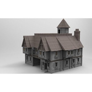 August 2021 Drachen Werkstatt Zuhause Haus Miniaturen 3d print model - Mito3D