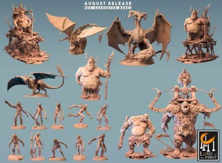 august 2021 lord print miniatures 3d print model - Mito3D