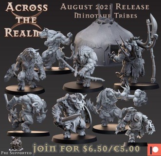 august 2021 realms miniatures realm 3d print model - Mito3D
