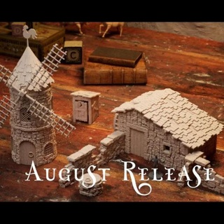 agosto 2022 gótico hogar casa miniaturas 3d print model - Mito3D