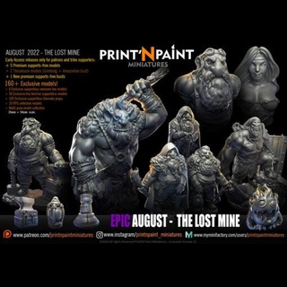 august 2022 print n paint miniatures home print'n 3d print model - Mito3D