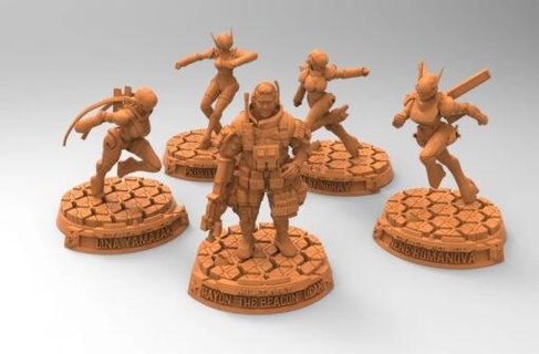 agosto dlc 2020 papsikels miniature 3d print model - Mito3D
