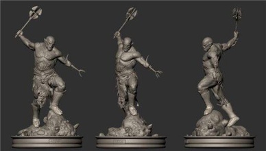 azog silmarillion ing modèle stl accueil maison 3d impression 3d print model - Mito3D