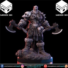 barbarian warrior 3d print model - Mito3D
