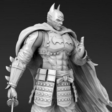 batman samurai ed modello stl casa dc i fumetti 3d print model - Mito3D