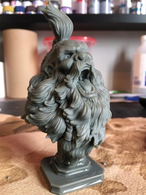 bearded shout 3D print model - Mito3D