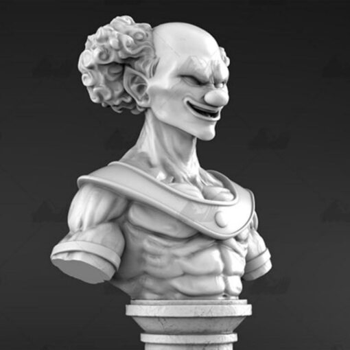 belmod payaso busto ed modelo stl hogar casa 3d impresión 3D print model - Mito3D