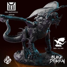 black dragon 3d print model - Mito3D