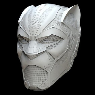 black panther avengers infinity war helmet model stl marvel 3d print model - Mito3D