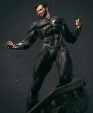 black superman ing model stl home dc comics 3d print model - Mito3D