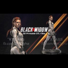 black widow 3d print model - Mito3D
