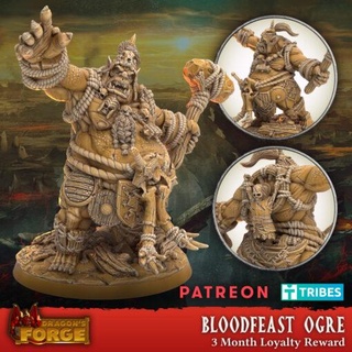bloodfeast ogre dragon forge home miniatures dragon's 3d print model - Mito3D