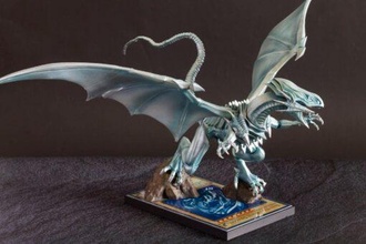 azul olhos w dragão ing modelo stl casa 3d impressão 3d print model - Mito3D