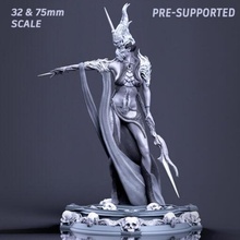 boneflesh kadın büyücü 3d print model - Mito3D