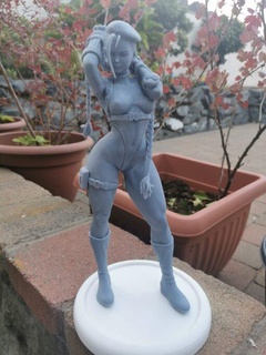 cammy street fighter model stl home games 3d print model - Mito3D
