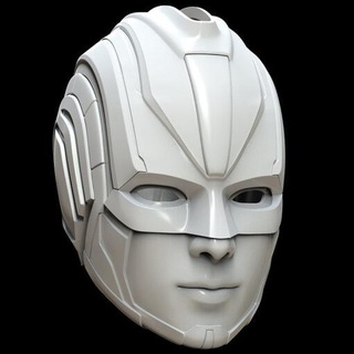 captain marvel 2019 helmet model stl 3d print 3d print model - Mito3D