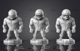 cartoon venom man ed model stl home marvel 3d print model - Mito3D