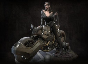 catwoman 3d print model - Mito3D