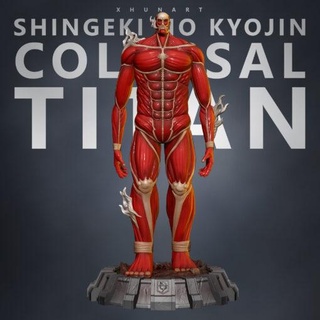 colosal titán modelo stl anime ataque 3d print model - Mito3D