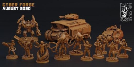cyber forge 202008 able model stl home miniatures 3d print model - Mito3D