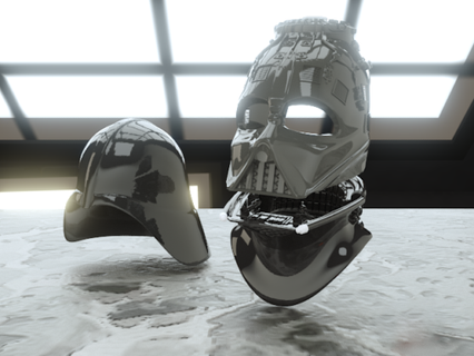 dark vador helmet model stl 3d print 3d print model - Mito3D