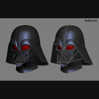 darth Vader capacete capaz modelo stl casa 3d impressão 3d print model - Mito3D