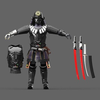 Darth Vader samuray zırh hünerli model stl ev 3d Yazdır 3d print model - Mito3D