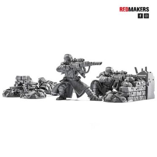 death squad snipers imperial force redmakers home miniatures redmakers  3d print model - Mito3D