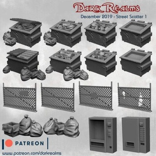 Dezember 2019 dunkel Bereiche Miniaturen 3d print model - Mito3D