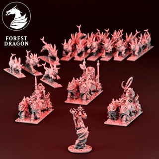 december 2021 forest dragon home all miniatures 3d print model - Mito3D